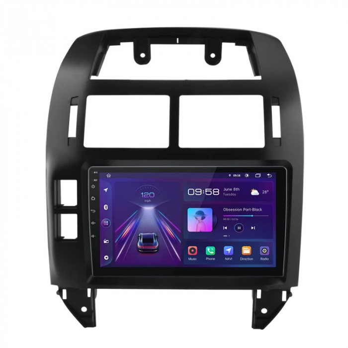 Navigatie Dedicata Volkswagen Polo (2004-2011), 9Inch, 8Gb Ram, 256Gb Stocare, Carplay [7]