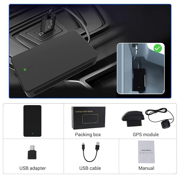 Android Box 4GB RAM si 64GB Stocare, Carplay si Android Auto pentru Sisteme Originale [3]