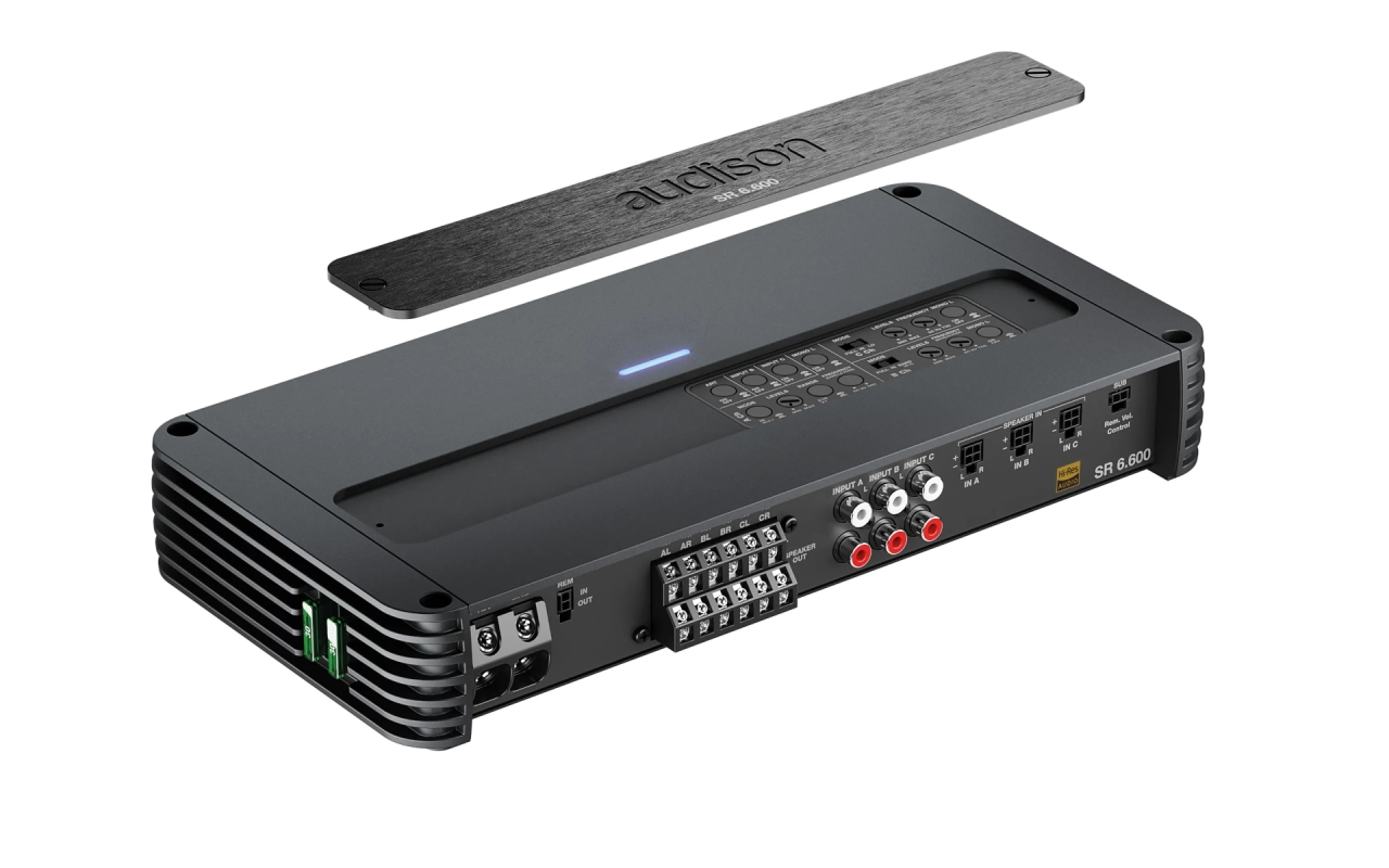 Audison SR 6.600, Amplificator Auto 6 Canale Clasa D, 1120W RMS [2]