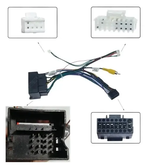 Cablu adaptor Quadlock la ISO 16 pini cu canbus VW Skoda Seat [2]