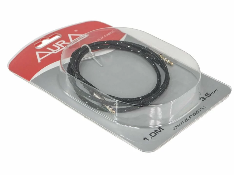 Cablu auxiliar Aura RCA-J11B, 1 metru [2]