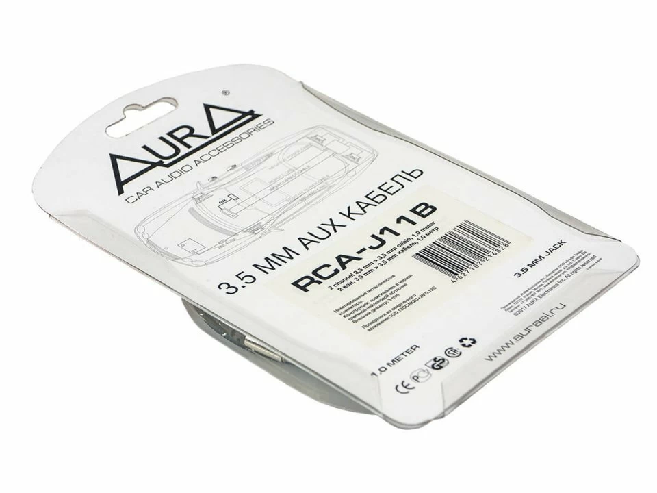 Cablu auxiliar Aura RCA-J11B, 1 metru [3]