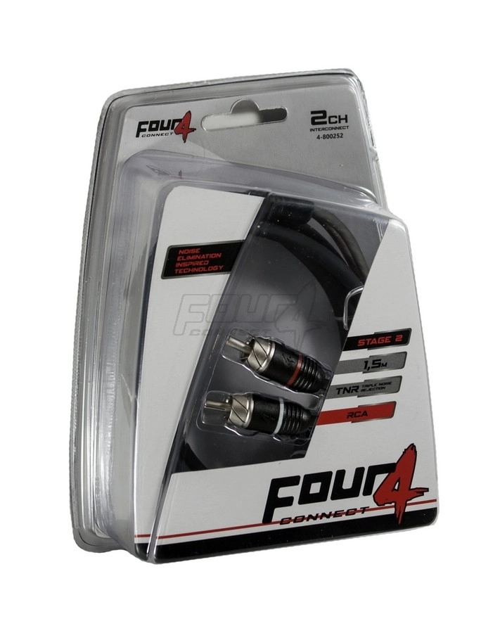 Cablu RCA Four Connect, 4-800252, Stage 2, 1.5 METRI, 2 canale [2]