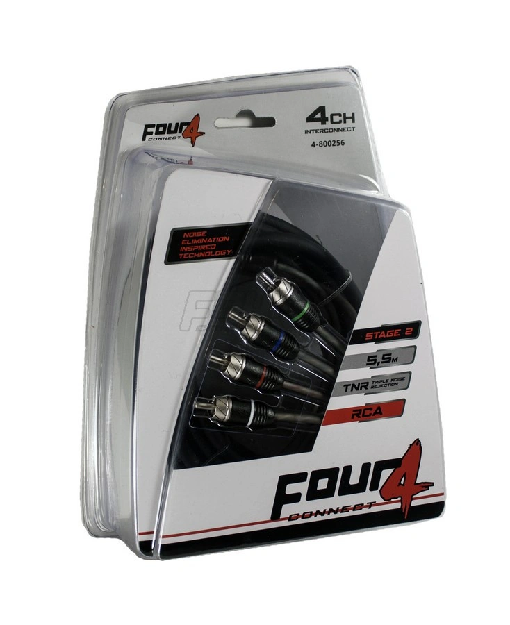 Cablu RCA Four Connect, 4-800256, Stage 2, 5.5 M, 4 canale [5]