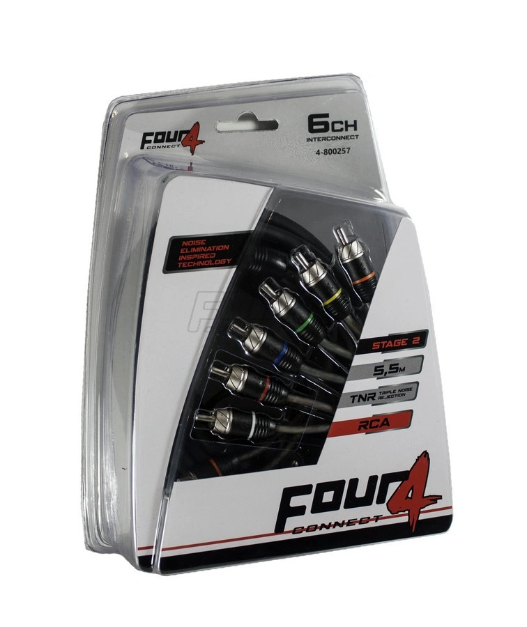 Cablu RCA Four Connect, 4-800257, Stage 2, 5.5 METRI, 6 canale [3]