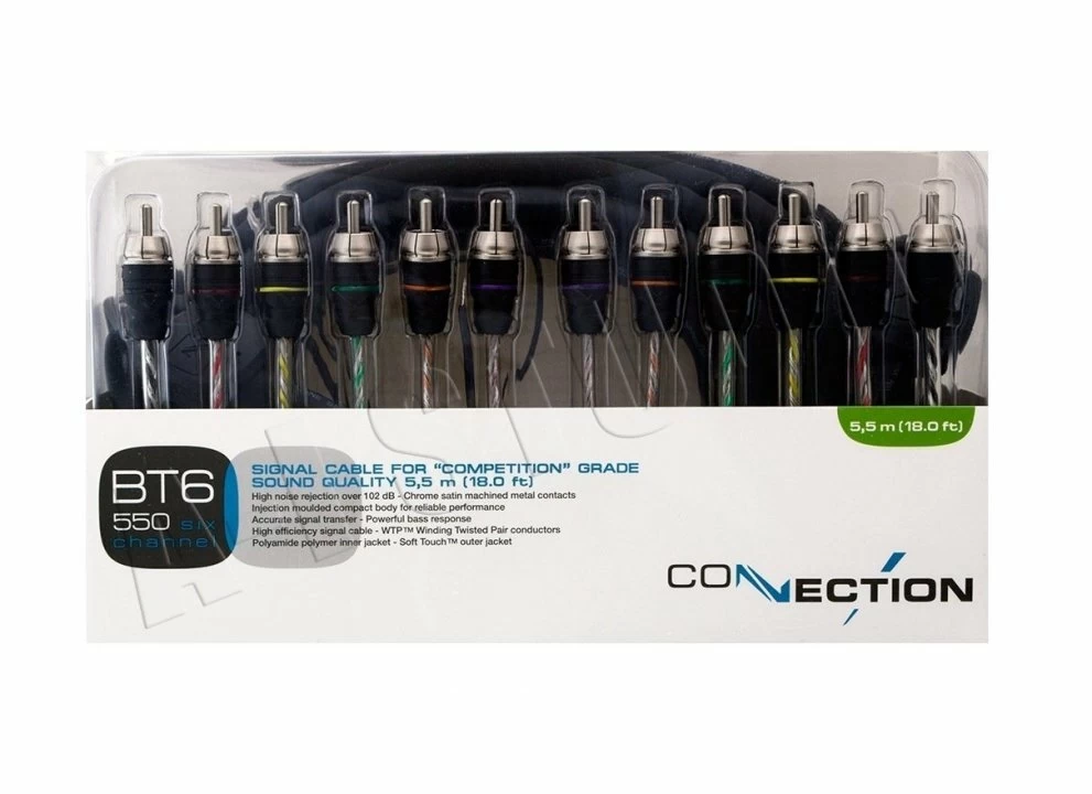 Cablu RCA Multicanal Connection,BT6 550 6 canale, 550cm [2]