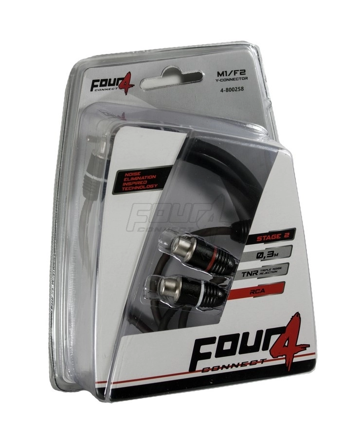 Cablu RCA tip Y Four Connect, 4-800258 , Stage2, 1M - 2F, OFC , 1 Metru [2]