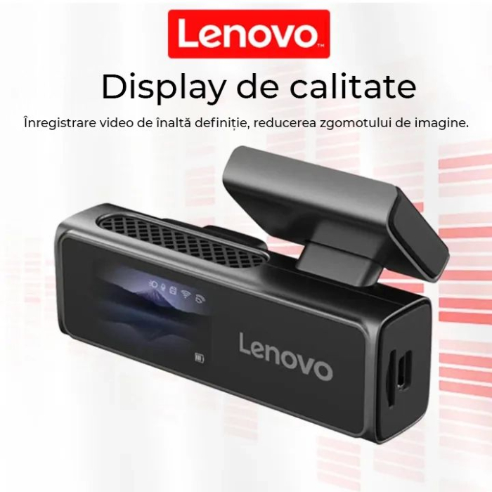 Camera DVR Lenovo S7-1974 2K fata si 1080 spate ecran 1.97 inch conexiune 4G GPS unghi larg monitorizare parcare [3]