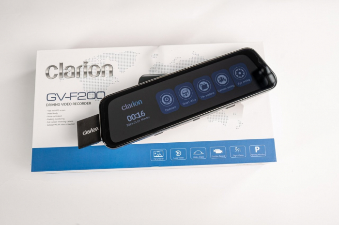 Camera DVR tip Oglinda Clarion Fata si Spate cu Marsarier 2K+1080P [3]