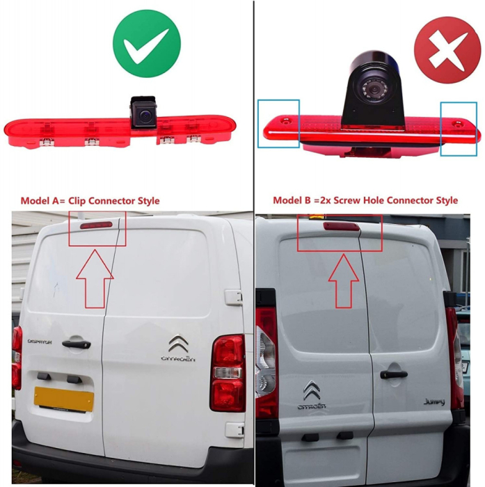 Camera marsarier dedicata PEUGEOT Expert/Traveller 2016+, CITROEN Jumpy/SpaceTourer 2016+,TOYOTA ProAce Verso 2016+ [4]