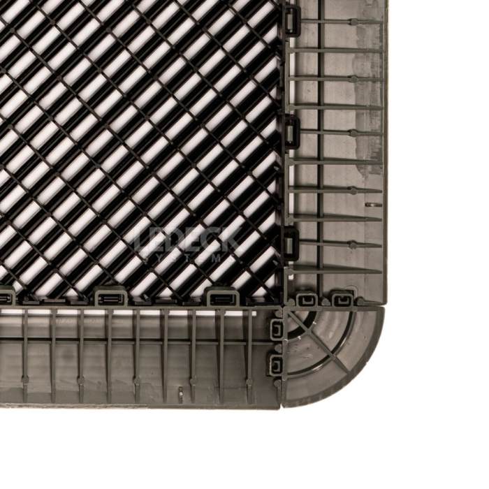 Colț Pardoseala Modulara Plastic PP – GRI [6]