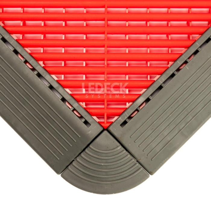 Colț Pardoseala Modulara Plastic PP – GRI [3]