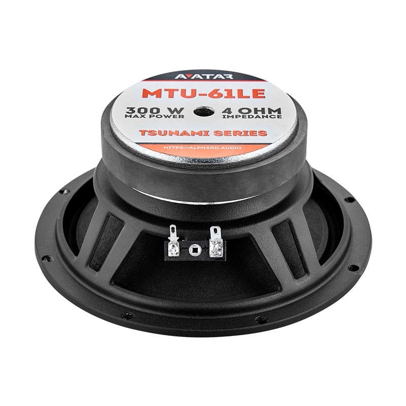 Difuzoare auto Avatar Tsunami MTU-61LE set componente, 165mm, 150W RMS, 4Ω, set 2 difuzoare [3]