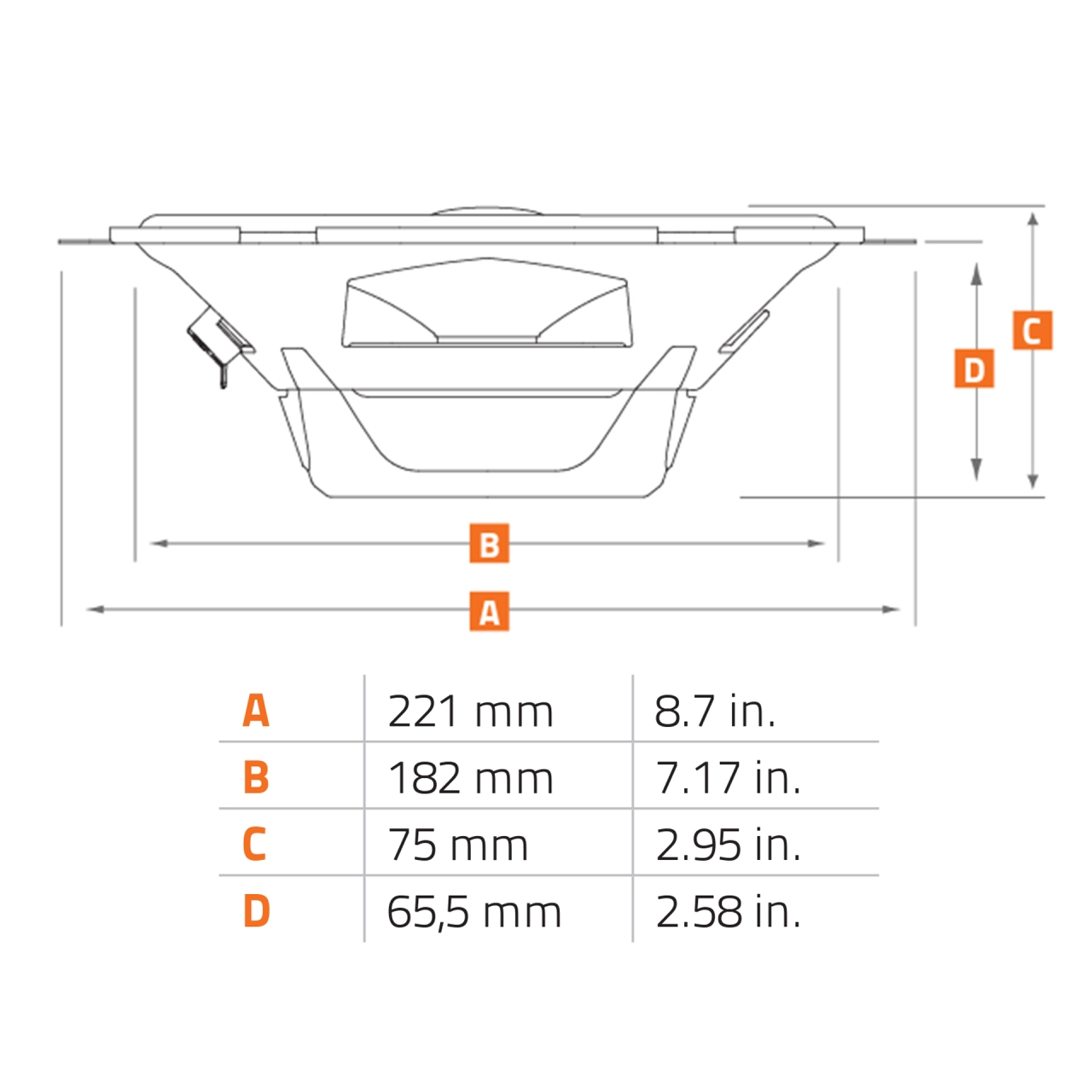 Difuzoare Auto Hertz Cento CX 570, set coaxial 2 căi, 5x7 inch, 70W RMS, 4Ω, 2 difuzoare [5]