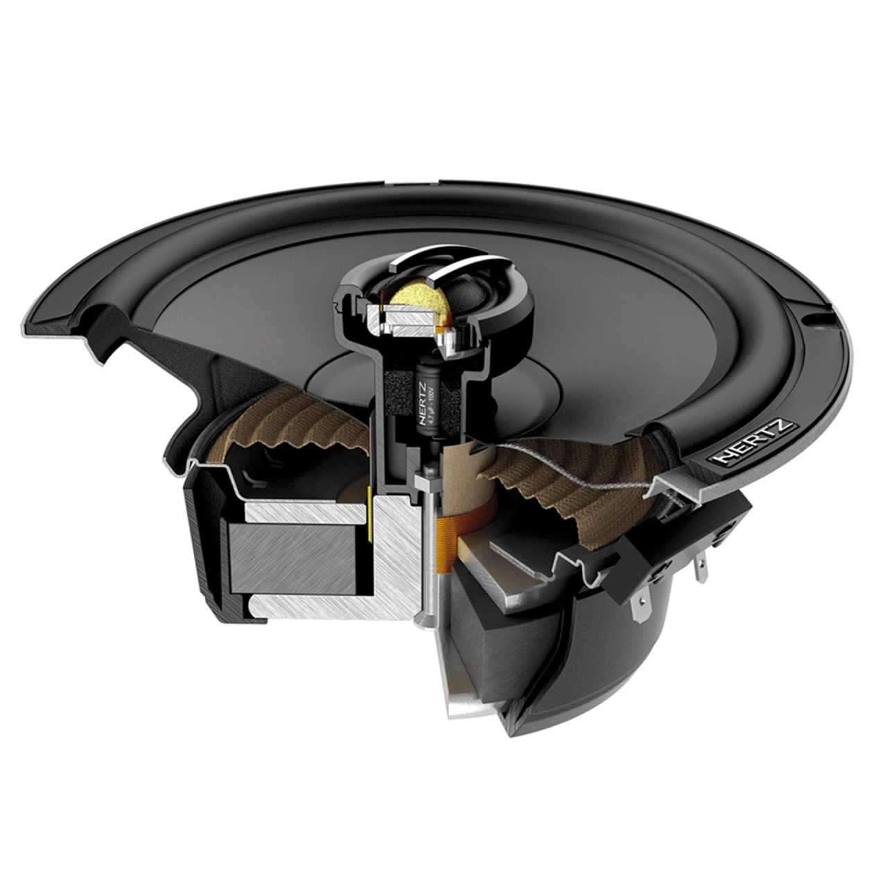 Difuzoare Auto Hertz Cento Pro CPX 165, set coaxial 2 căi, 165mm, 95W RMS, 4Ω, 2 difuzoare [4]