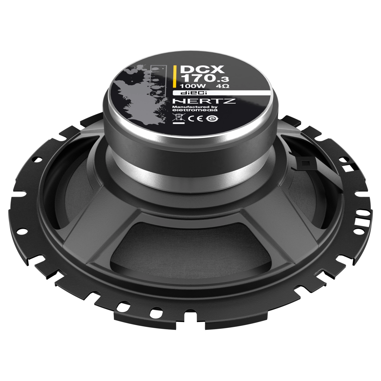Difuzoare auto Hertz Dieci DCX 170.3, set coaxial 2 căi, 170mm, 50W RMS, 4Ω, 2 difuzoare [3]
