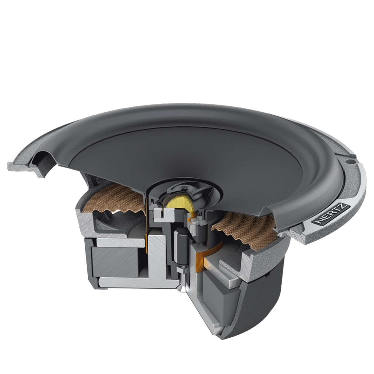 Difuzoare auto Hertz Mille Pro MPX 165.3, set coaxial 2 căi, 165mm, 100W RMS, 4Ω, set 2 difuzoare [5]