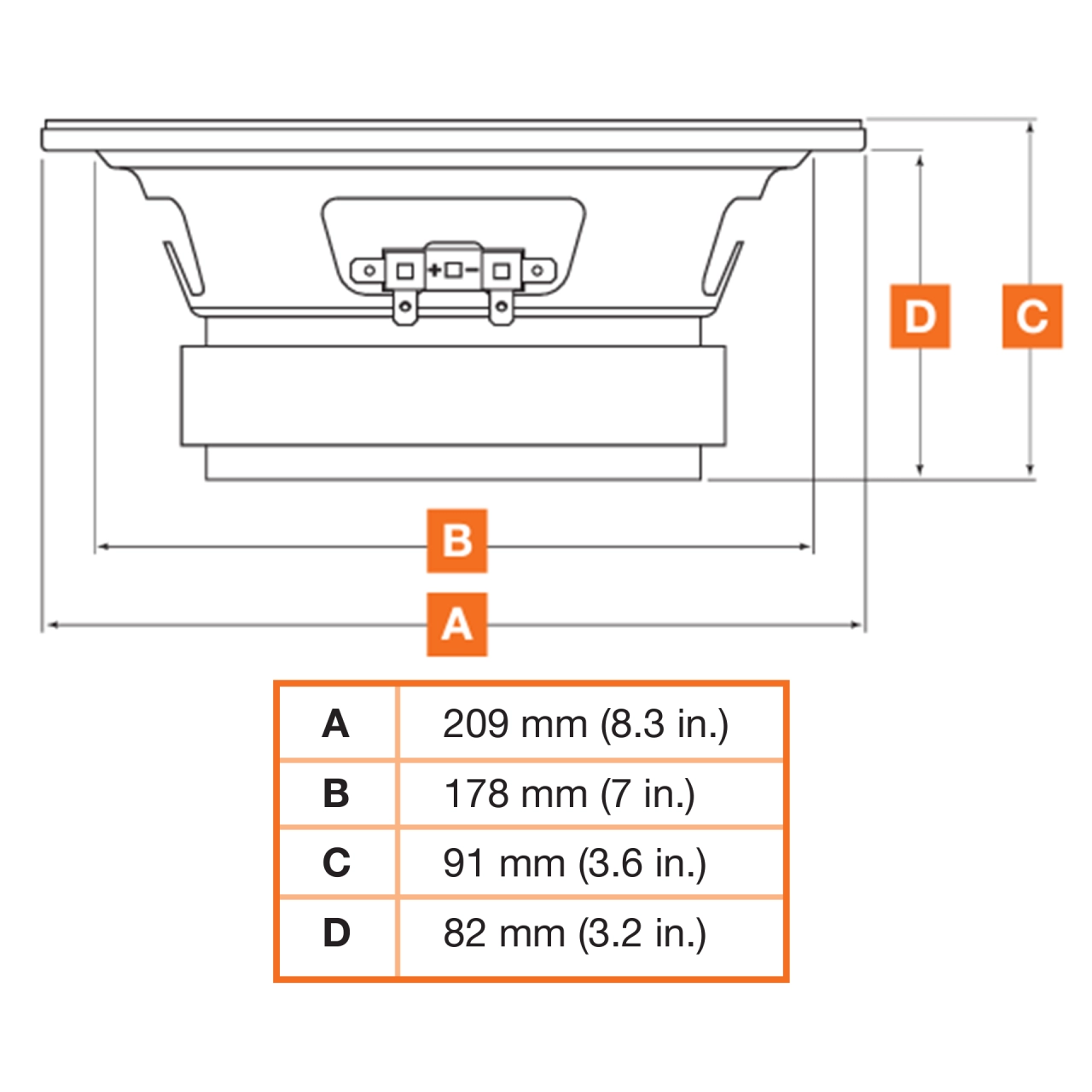 Difuzoare Auto Hertz SPL Show SV 200L set componente, 200mm, 250W RMS, 4Ω, set 2 difuzoare [3]