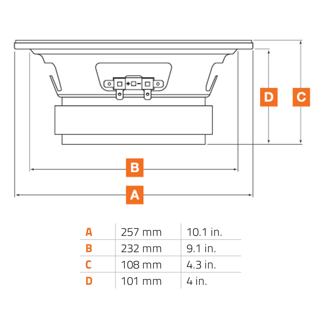 Difuzoare auto Hertz SPL Show SV 250.1 set componente, 250mm, 500W, 4Ω, 1 difuzor [3]