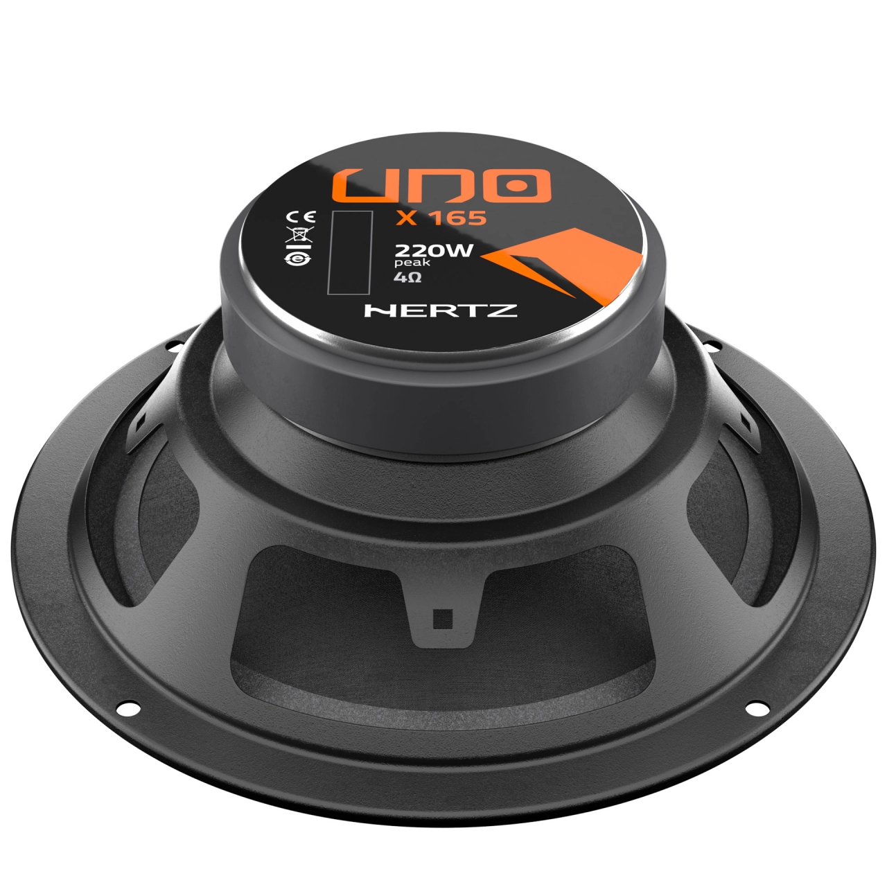 Difuzoare auto Hertz Uno X 165 set coaxial 2 căi, 165mm, 55W RMS, 4Ω, set 2 difuzoare [4]