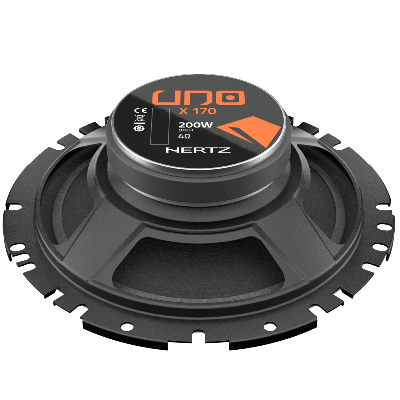 Difuzoare auto Hertz Uno X 170 set coaxial 2 căi, 170mm, 50W RMS, 4Ω, set 2 difuzoare [3]