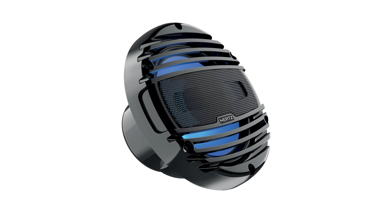 Difuzoare Marine Hertz HMX 6.5 LD TW / TC, Alb / Negru, set coaxial 2 căi 165MM, 75W RMS [3]