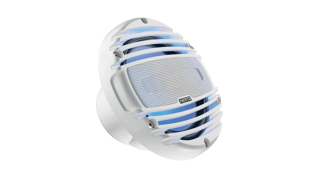 Difuzoare Marine Hertz HMX 6.5 LD TW / TC, Alb / Negru, set coaxial 2 căi 165MM, 75W RMS [2]