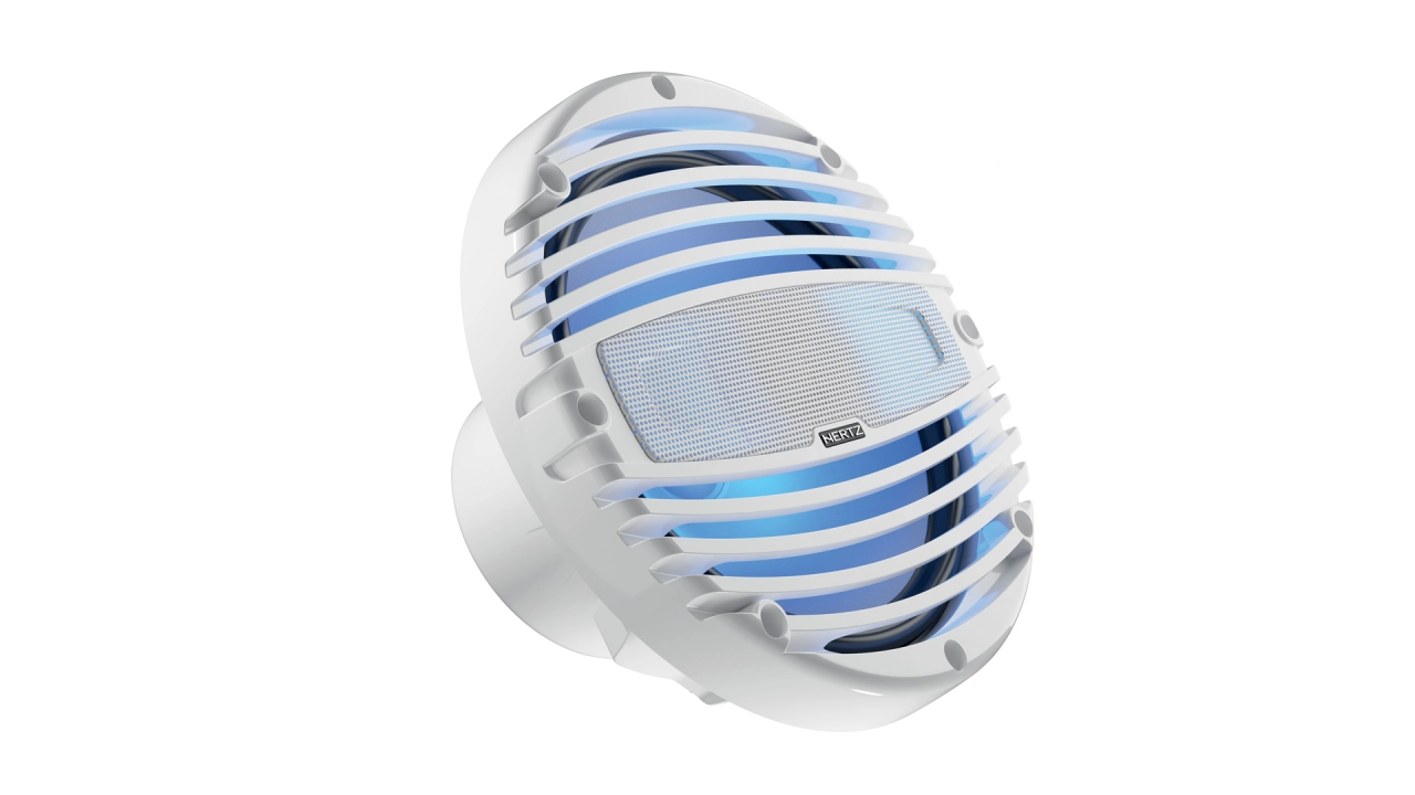 Difuzoare Marine Hertz HMX 8 LD TW / TC, Alb / Negru, set coaxial 2 căi 200MM, 100W RMS [3]