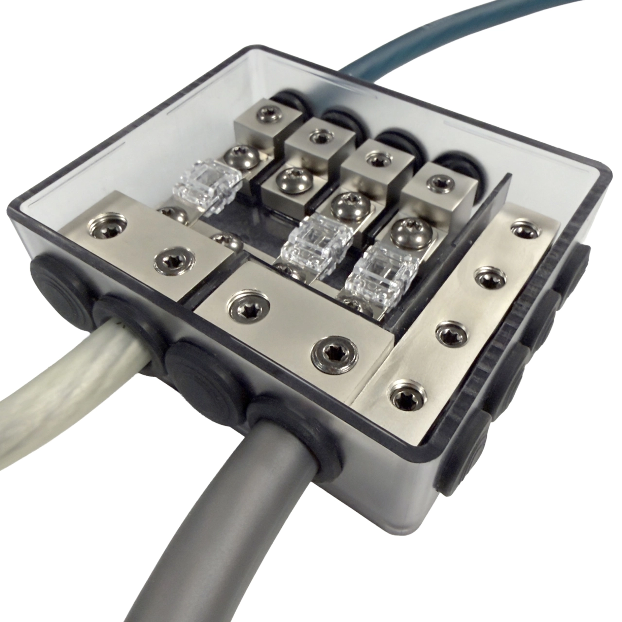 Distribuitor curent Four Connect, 4-600424, cu sigurante mini ANL, 4 intrari , 8 iesiri [3]