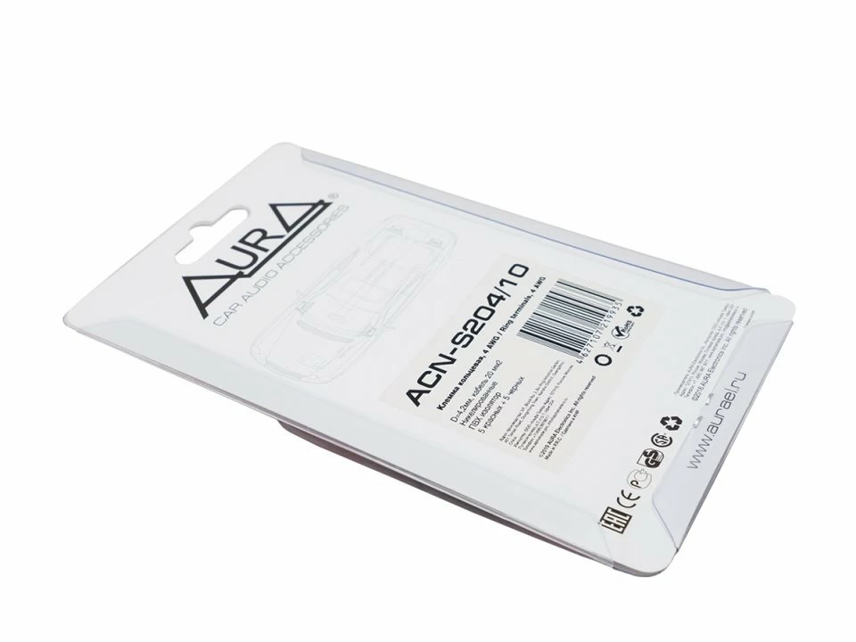 Inel terminal AURA ACN-S204/10, 4.2mm2 (12AWG), Set 10 Buc [3]
