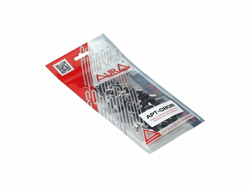 Inel terminal AURA APT-080B, 8 mm2 (8AWG), Set 50 Buc [2]