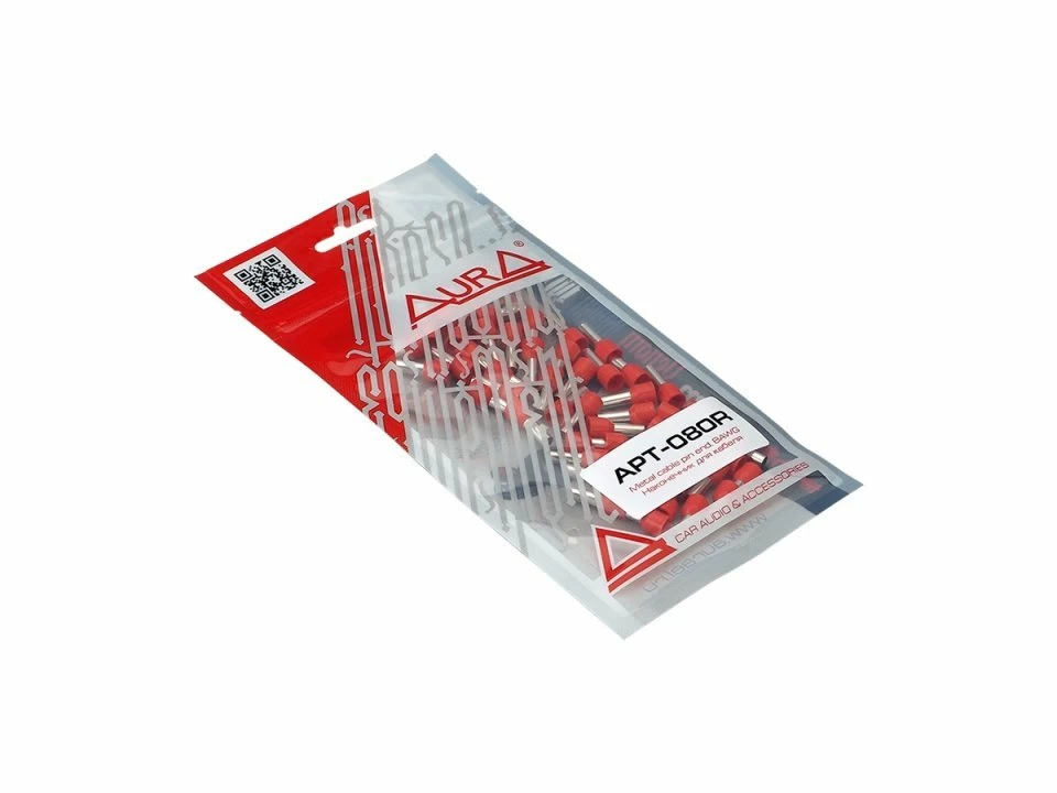 Inel terminal AURA APT-080R, 8 mm2 (8AWG), Set 50 Buc [2]