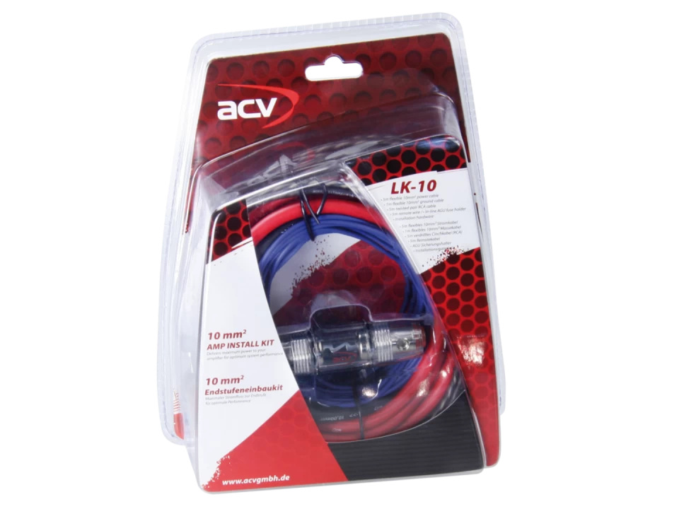 Kit Cablu Alimentare ACV Lk 10 Kit, 8AWG (10 mm²) [2]