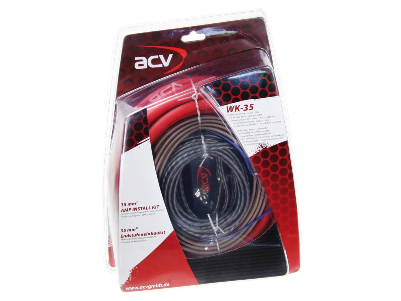 Kit Cablu Alimentare ACV Wk 35 Kit, 2AWG (35 mm²) [2]