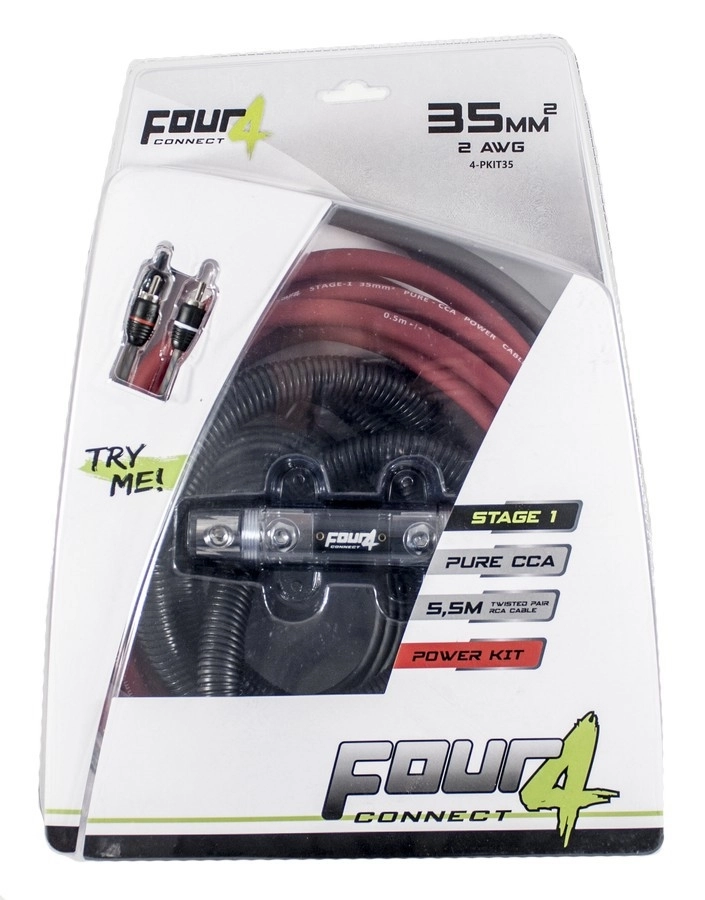 Kit cablu alimentare Four Connect,4-PKIT35, Stage1, 2 AWG (35 mm2) [1]