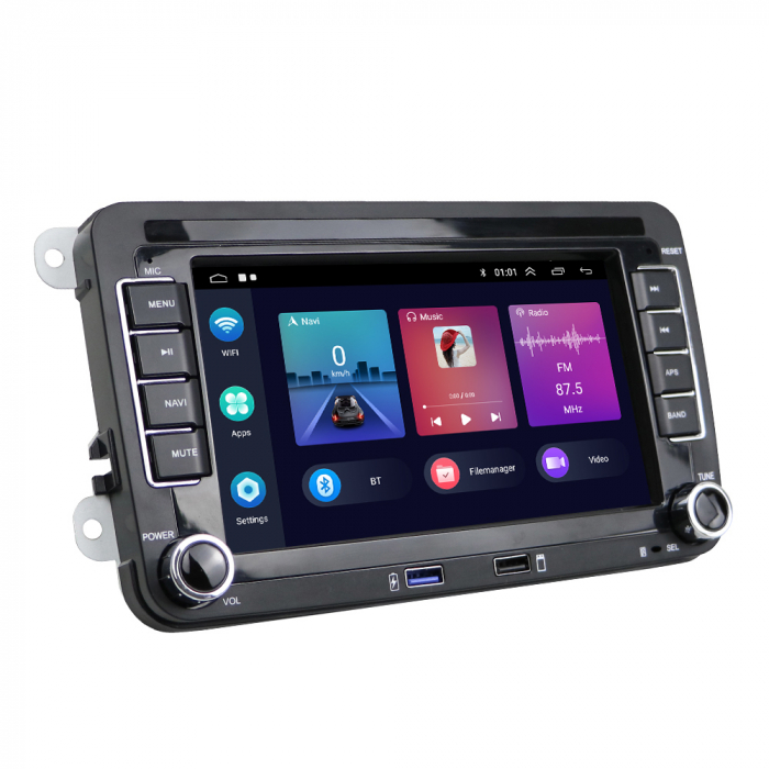 Navigatie Dedicata Skoda, 7Inch, 4Gb Ram, 64Gb stocare, Apple Carplay/Android Auto [3]