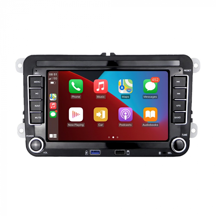 Navigatie Dedicata Volkswagen, 7Inch, 2Gb Ram, 64Gb stocare, Apple Carplay/Android Auto [2]