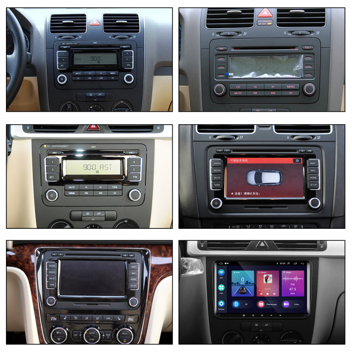 Navigatie Dedicata Volkswagen, 9Inch,2Gb Ram, 64Gb stocare, Carplay [3]