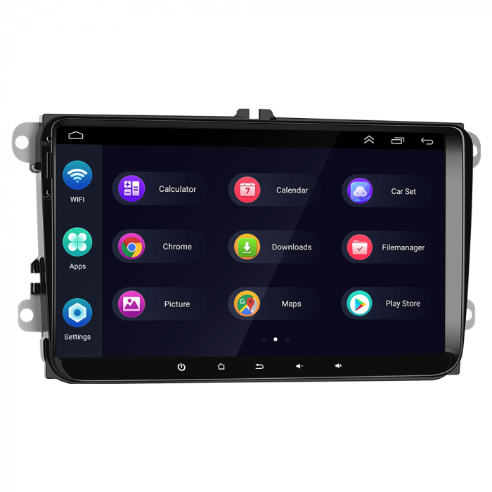 Navigatie Dedicata Volkswagen, 9Inch,2Gb Ram, 64Gb stocare, Carplay [2]