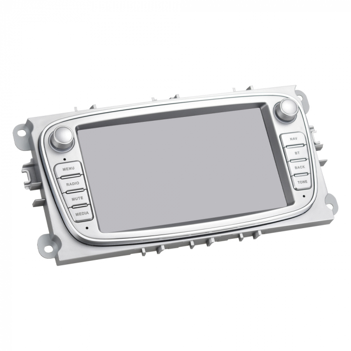 Navigatie Dedicata Ford Focus, Mondeo,C-Max, Kuga, 7inch, 4Gb Ram, 64Gb stocare, Carplay, Argintiu [5]