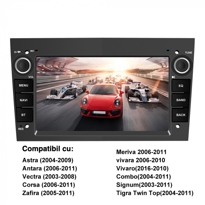 Navigatie Android Dedicata Opel,QuadCore, 7Inch, 4Gb Ram, 64Gb stocare, Carplay, Gri [5]