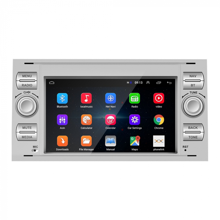 Navigatie Dedicata Ford, 7Inch, 2Gb Ram, 64Gb stocare, Waze, Youtube, Gri [5]