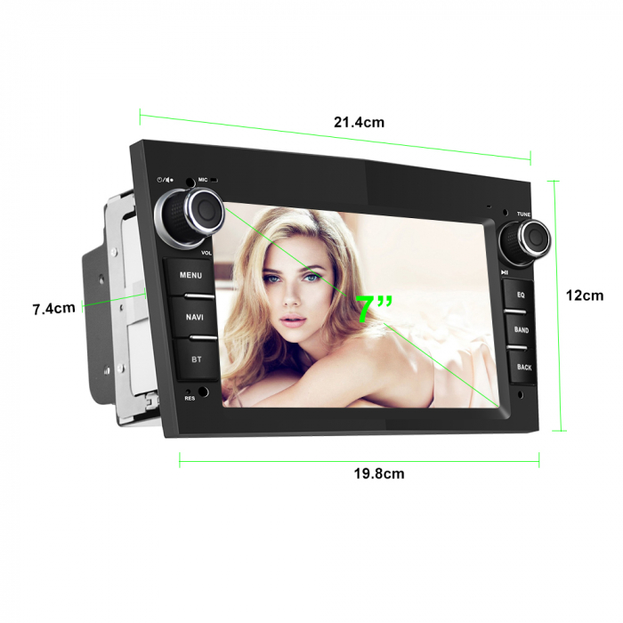 Navigatie Dedicata Opel, 7Inch, 2Gb Ram, 32Gb stocare, Waze, Youtube Negru [4]