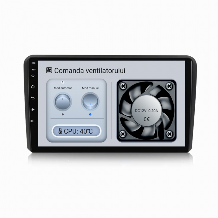 Navigatie Dedicata Audi A3 8P (2003 - 2013) 9 Inch, 6Gb Ram, 128Gb stocare, CarPlay [6]