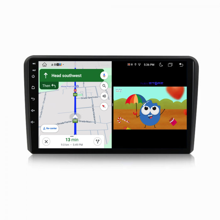 Navigatie Dedicata Audi A3 8P (2003 - 2013) 9 Inch, 6Gb Ram, 128Gb stocare, CarPlay [5]