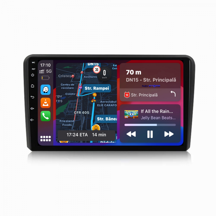 Navigatie Dedicata Audi A3 8P (2003 - 2013) 9 Inch, 6Gb Ram, 128Gb stocare, CarPlay [2]