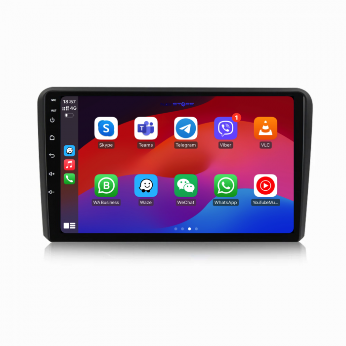 Navigatie Dedicata Audi A3 8P (2003 - 2013) 9 Inch, 8Gb Ram, 256Gb stocare, CarPlay [4]