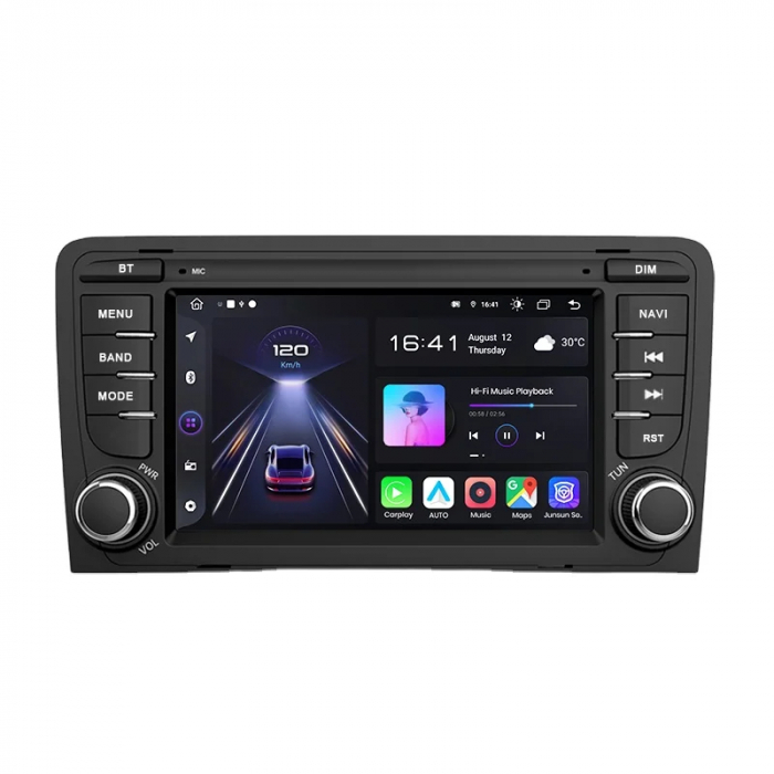 Navigatie Dedicata Audi A3 8P1 (2003-2013),QuadCore, 7Inch, 4Gb Ram, 64Gb Stocare, Carplay [6]