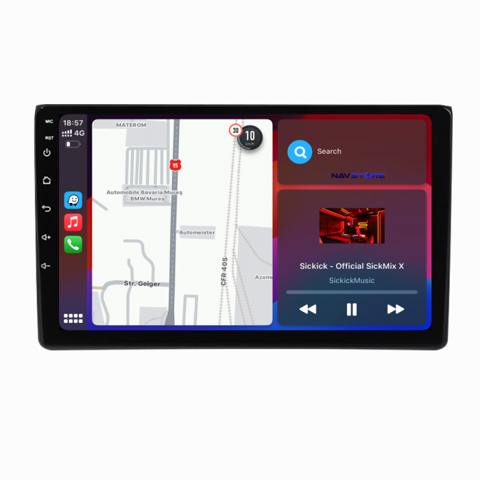 Navigatie Dedicata Audi A4 (2001 - 2008), 9 Inch, 6Gb Ram, 128Gb stocare, Carplay [3]