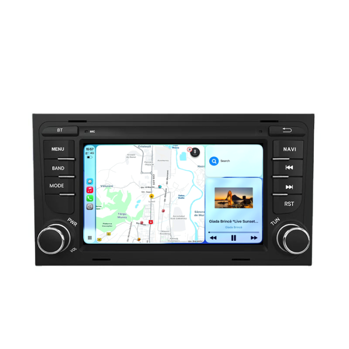 Navigatie Android Dedicata Audi A4 B6/B7 (2001 - 2008), 7Inch, 2Gb Ram, 32Gb Stocare, Carplay [3]